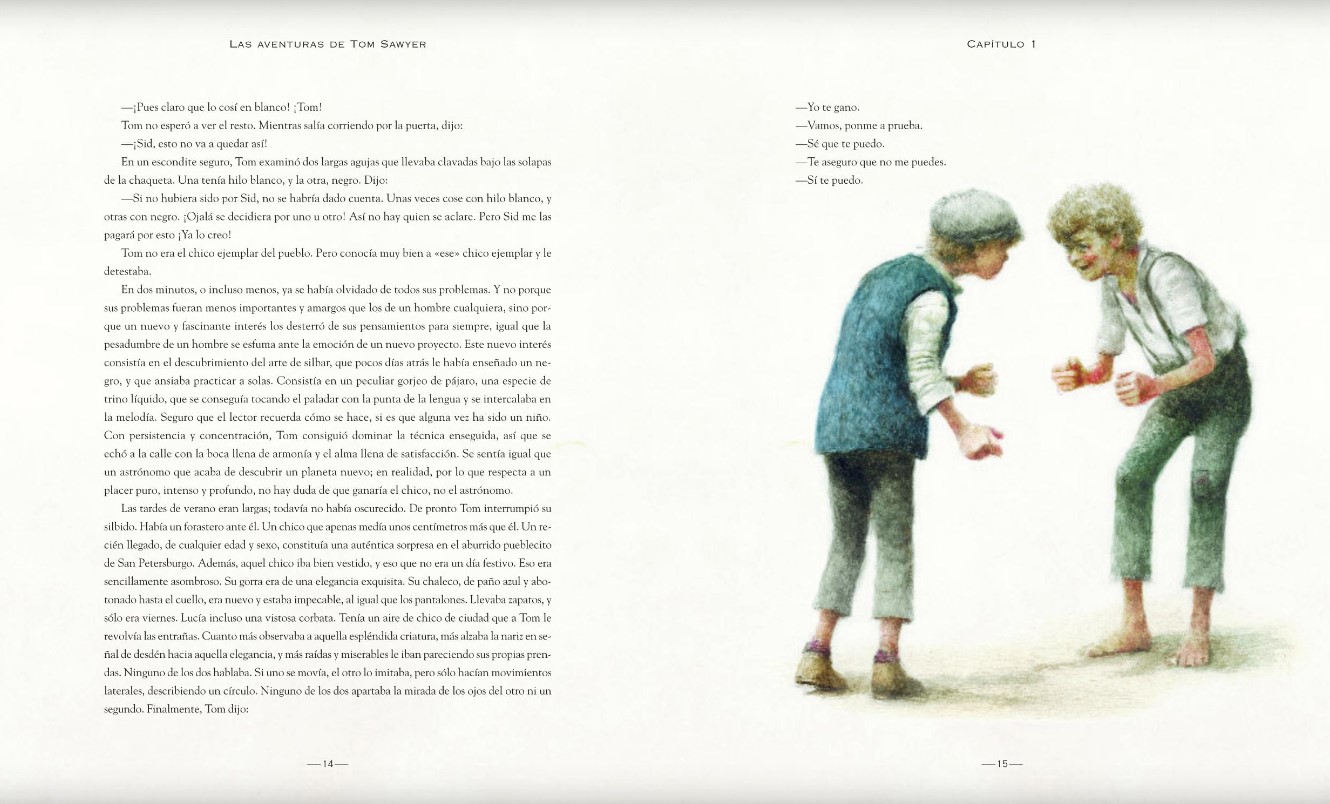 Foto 4 pulgar | Libro Aventuras De Tom Sawyer. Co. Clasicos Mark Twain Blume Tapa Blanda