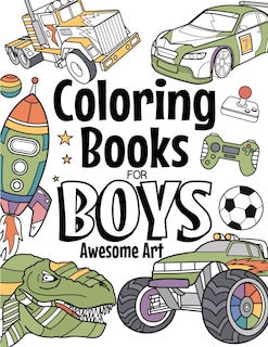Foto 1 | Libro Para Colorear Publicado De Forma Independiente Awesome Art Boys 4-8 Y - Venta Internacional.