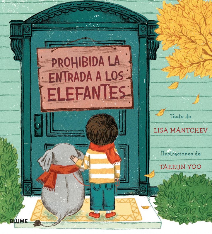 Foto 1 | Prohibida La Entrada A Elefantes Lisa Mantchev Blume Pasta Dura