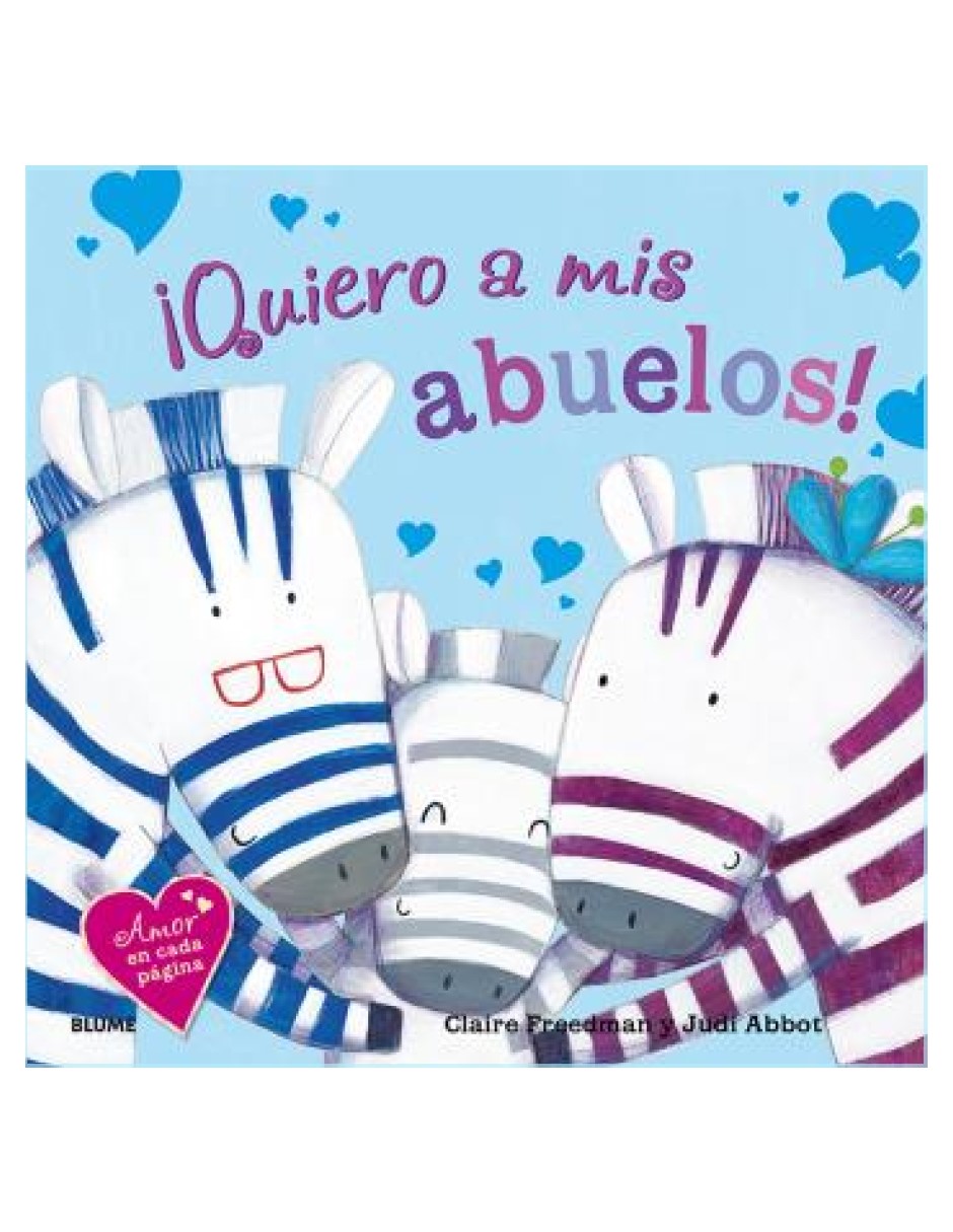 Foto 2 pulgar | ¡quiero A Mis Abuelos! Claire Freedman Judi Abbot Blume Pasta Dura