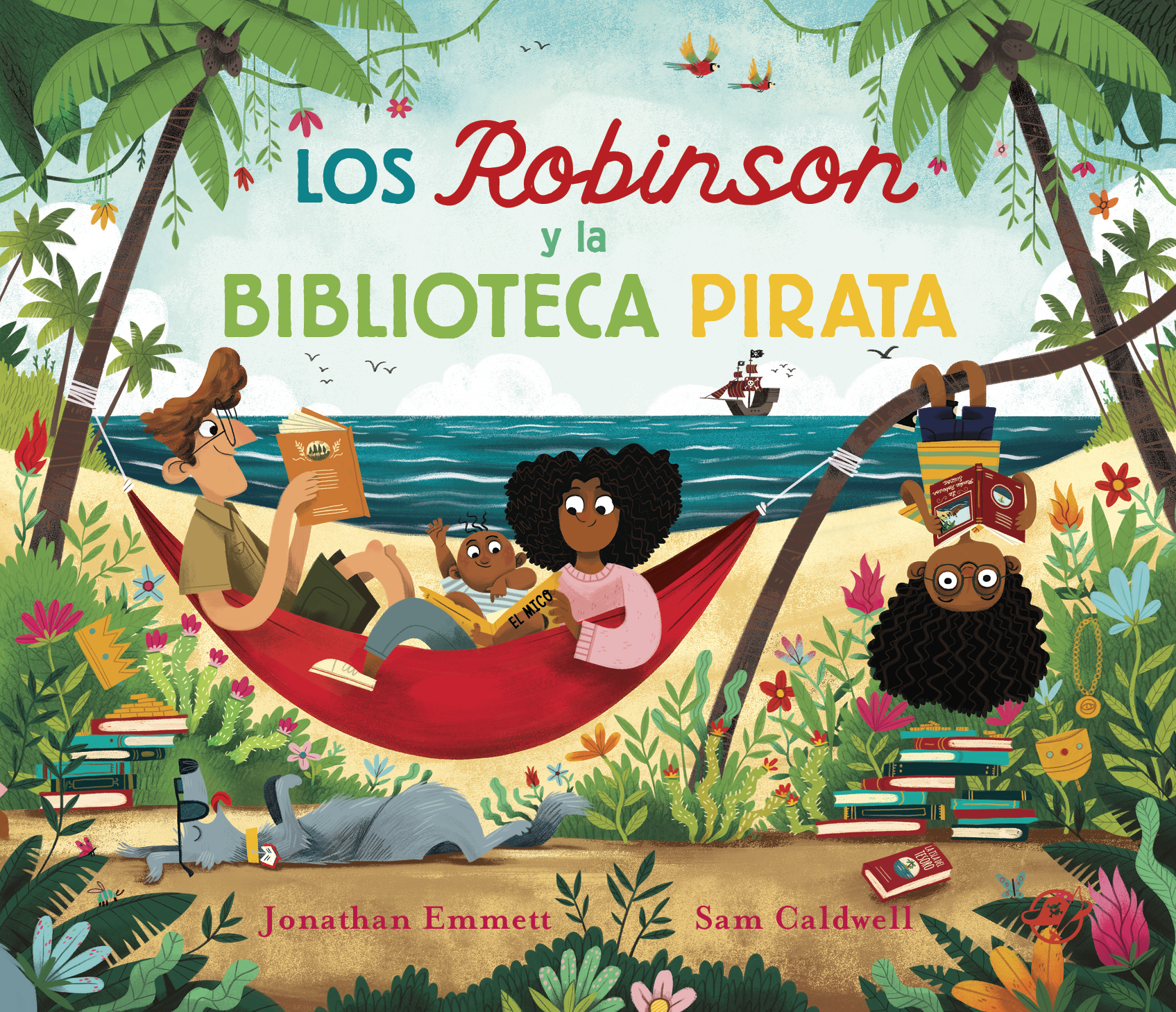 Los Robinson Y La Biblioteca Pirata Jonathan Emmet El Pirata Pasta Dura