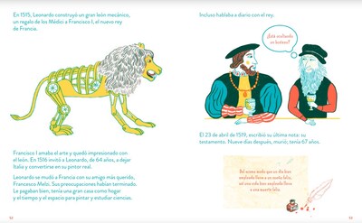 Foto 3 | Pequeños Relatos. Leonardo Da Vinci Isabel Thomas Y Katja Spitzer Blume Pasta Dura
