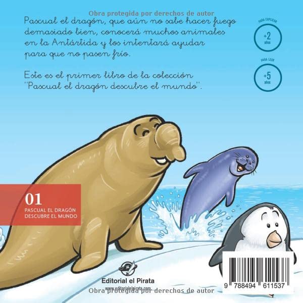 Foto 6 pulgar | Pascual El Dragon Descubre La Antartida Max Olivetti El Pirata Tapa Blanda