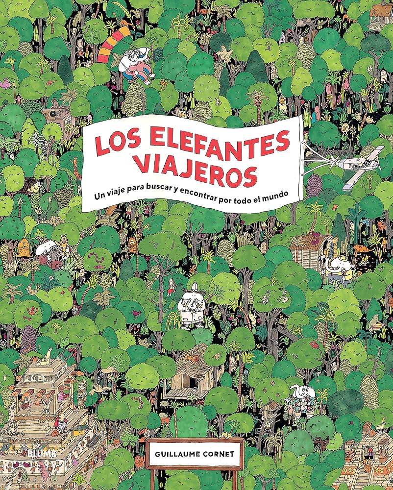 Foto 2 pulgar | Elefantes Viajeros Guillaume Cornet Blume Pasta Dura