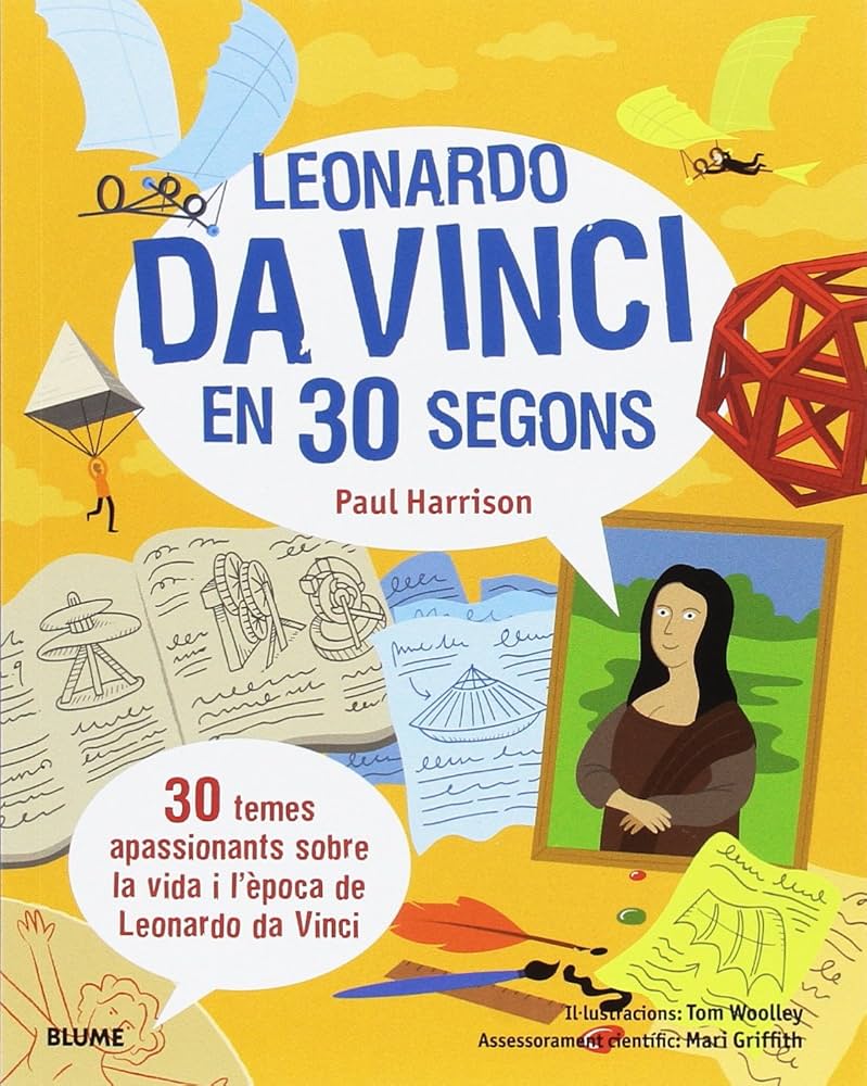 Foto 2 pulgar | 30 Segundos, Leonardo Da Vinci En 30 Segundos Harrison Woolley Griffith Blune Tapa Blanda