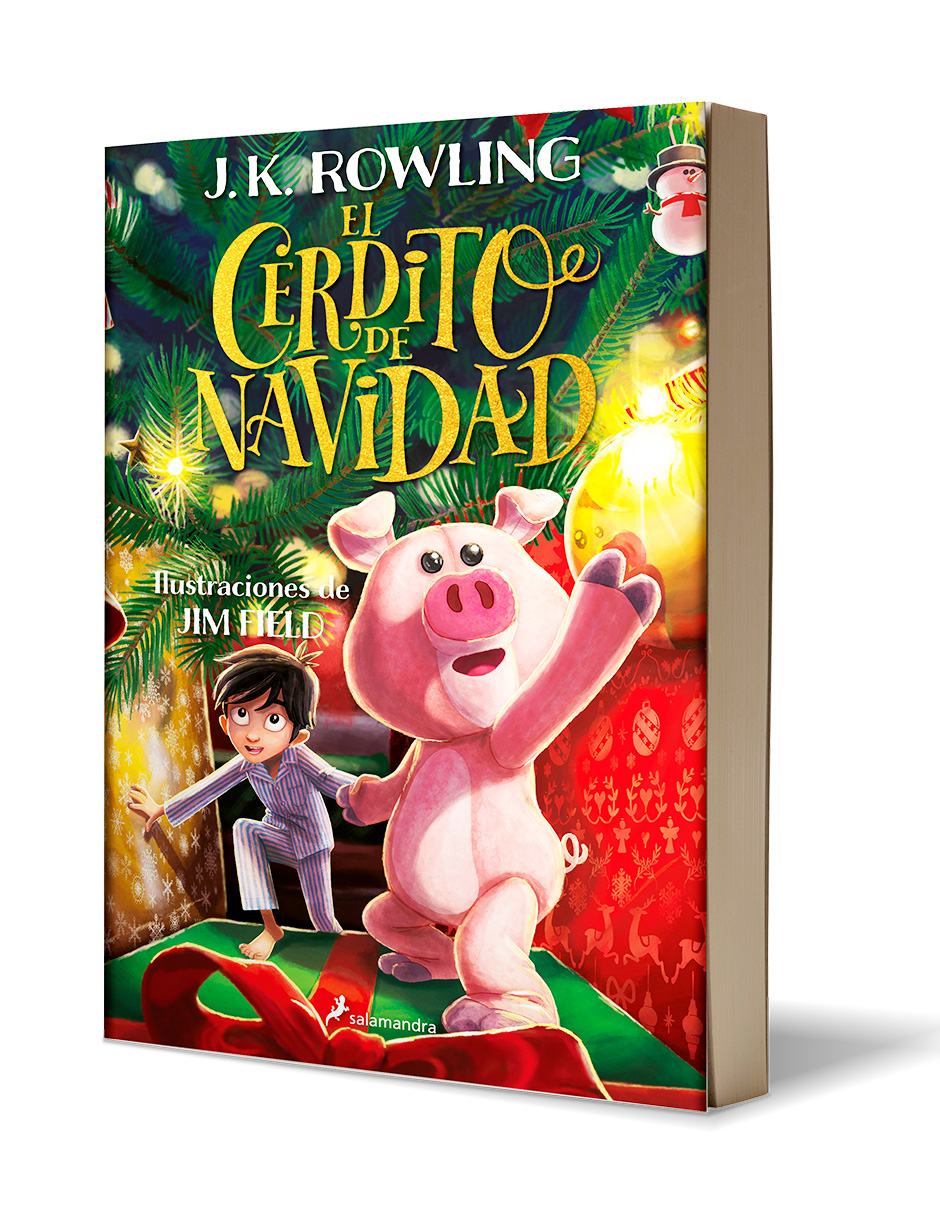 Foto 4 pulgar | Libro El Cerdito De Navidad  Editorial Salamandra Autor J.k. Rowling