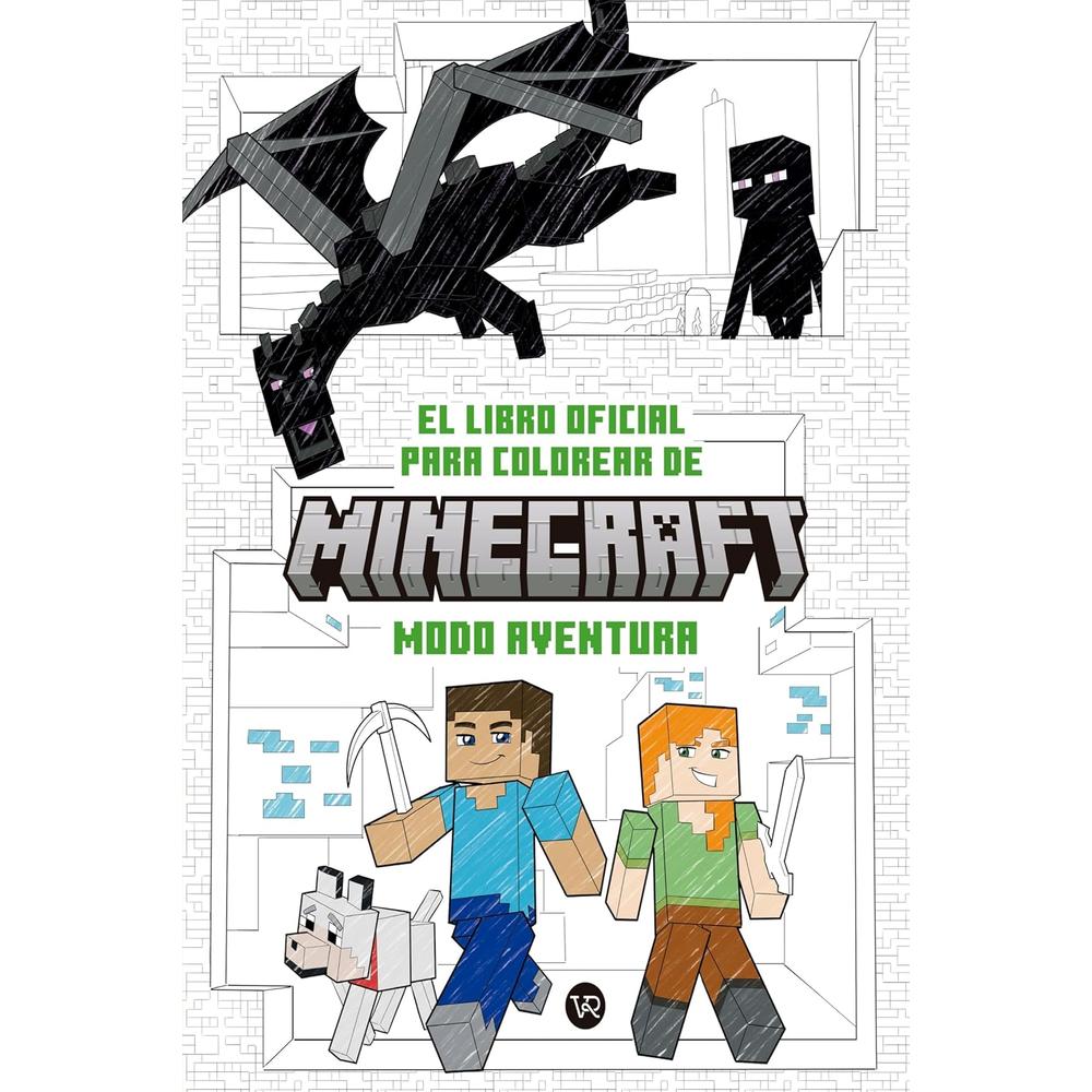 Foto 1 | Minecraft. El Libro Oficial Para Colorear Modo Aventura
