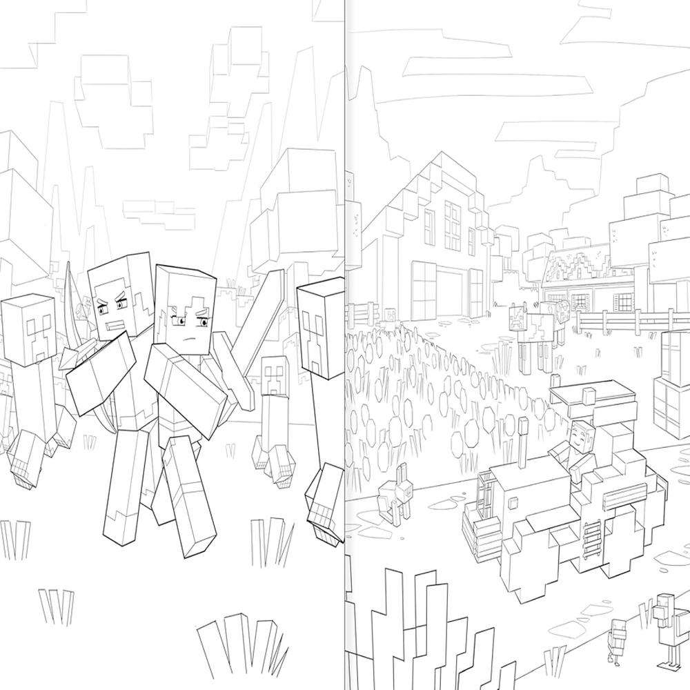 Foto 2 | Minecraft. El Libro Oficial Para Colorear Modo Aventura