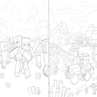 Foto 2 | Minecraft. El Libro Oficial Para Colorear Modo Aventura