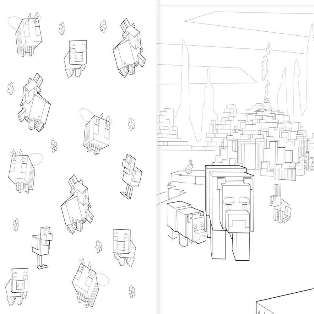 Foto 3 | Minecraft. El Libro Oficial Para Colorear Modo Aventura