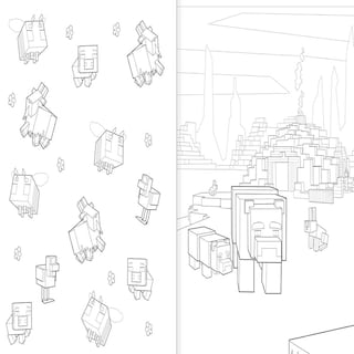 Foto 3 | Minecraft. El Libro Oficial Para Colorear Modo Aventura