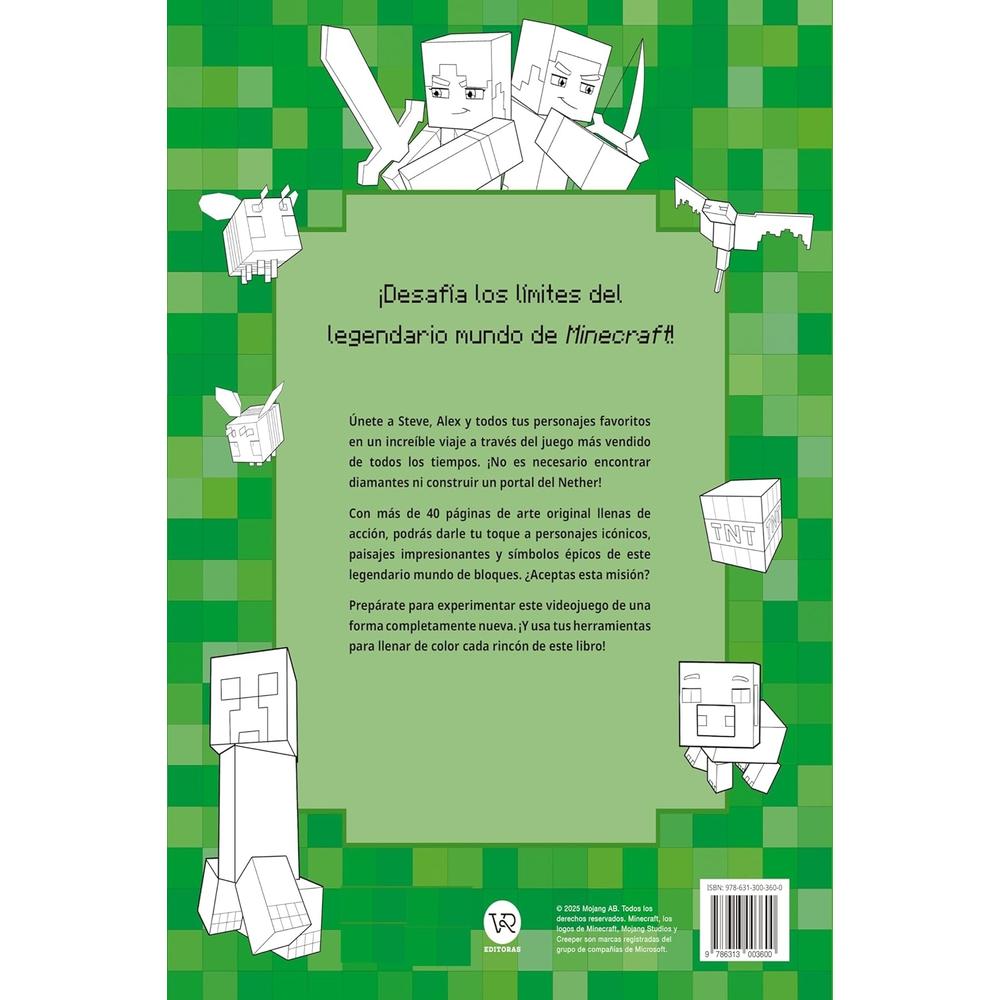 Foto 4 | Minecraft. El Libro Oficial Para Colorear Modo Aventura
