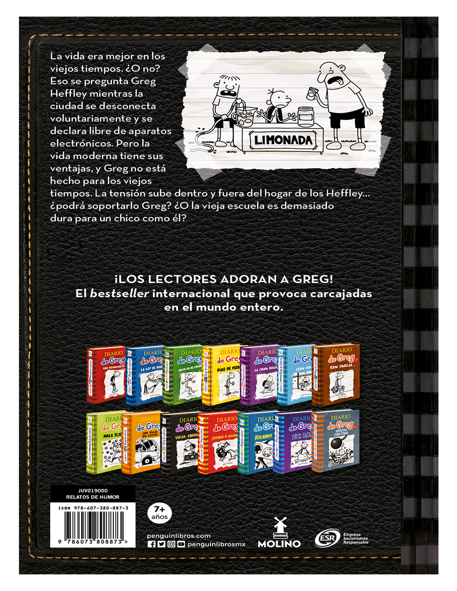 Foto 4 pulgar | Diario De Greg 10: Vieja Escuela  Editorial Molino Autor Jeff Kinney