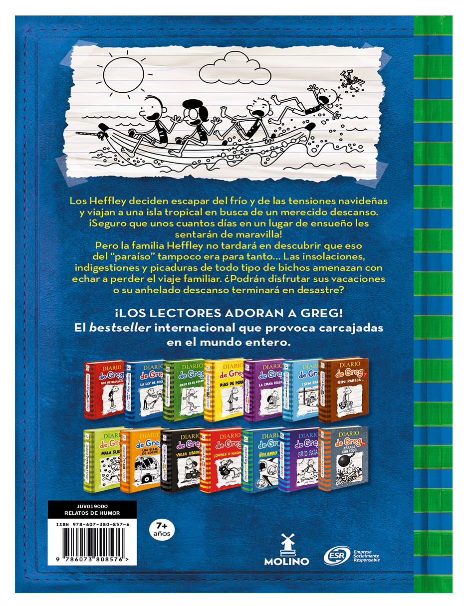 Foto 4 pulgar | Libro Diario De Greg 12 - Volando Voy Autor  Jeff Kinney Editorial Molino
