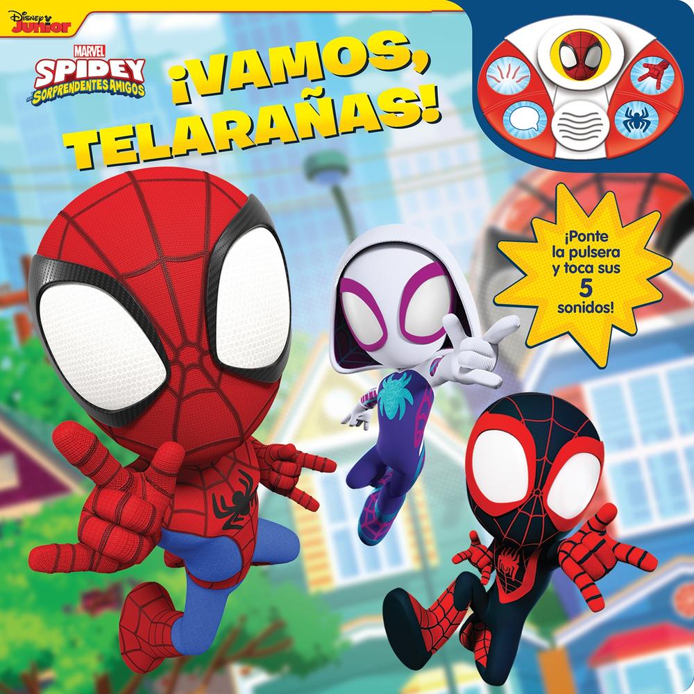 Libro Con Pulsera Y 5 Sonidos ¡vamos Telarañas! Spidey Y Sus Sorprendentes Amigos