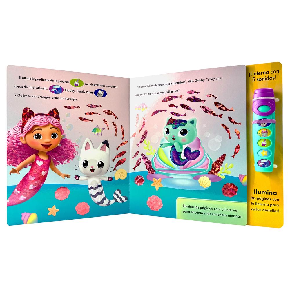 Foto 5 | Libro Linterna ¡ciencia Brillante! Gabby's Dollhouse