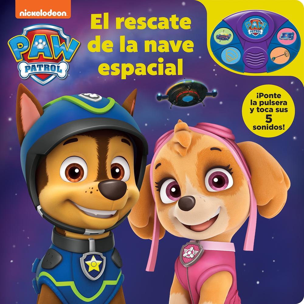 Foto 2 pulgar | Libro Con Pulsera Y 5 Sonidos: El Rescate De La Nave Espacial: Paw Patrol