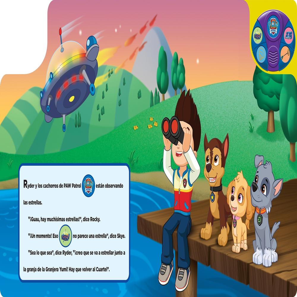 Foto 5 pulgar | Libro Con Pulsera Y 5 Sonidos: El Rescate De La Nave Espacial: Paw Patrol