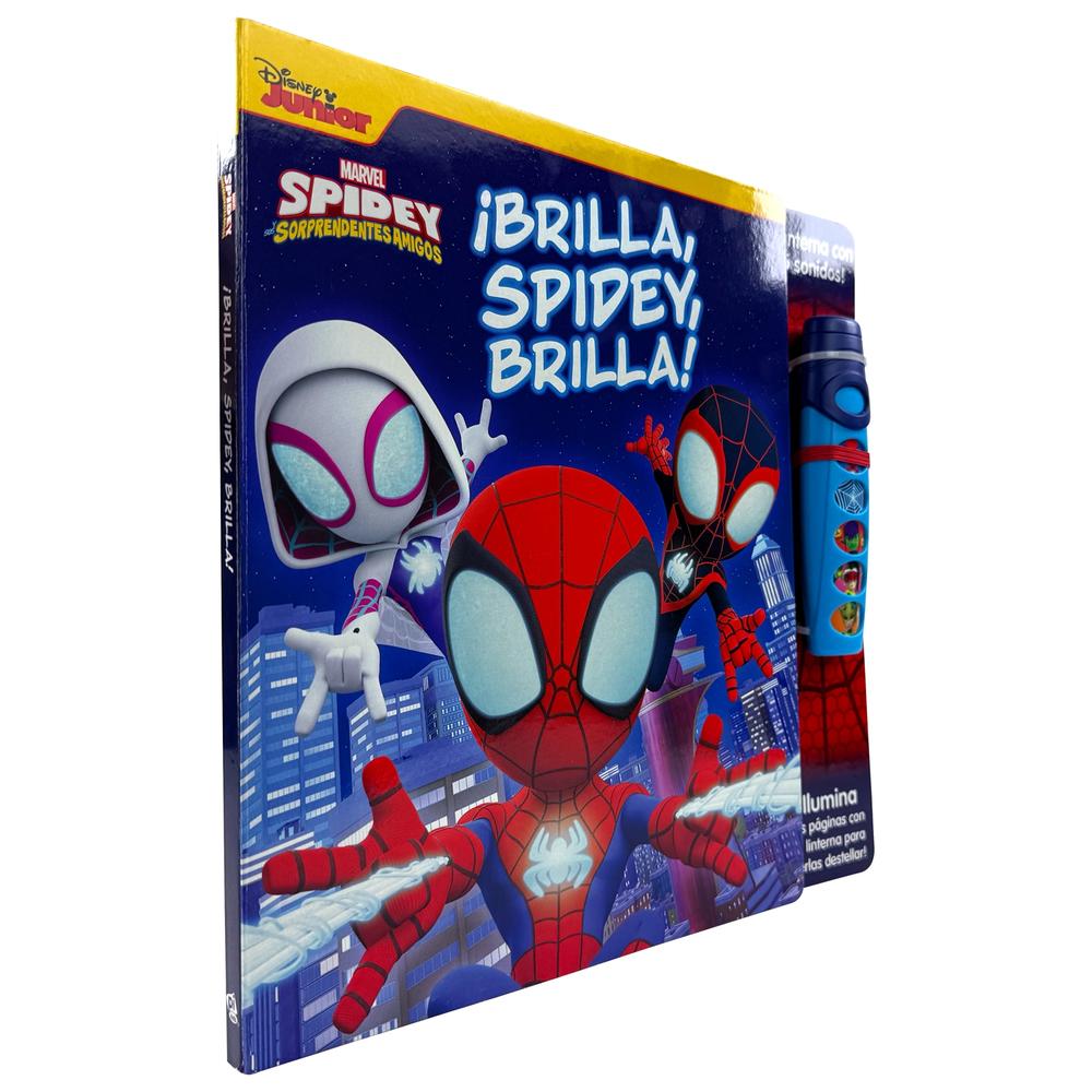 Foto 2 | Libro Linterna ¡brilla Spidey Brilla! Spidey Y Sus Sorprendentes Amigos