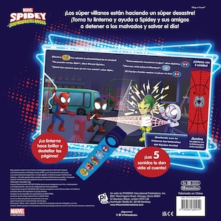 Foto 3 | Libro Linterna ¡brilla Spidey Brilla! Spidey Y Sus Sorprendentes Amigos