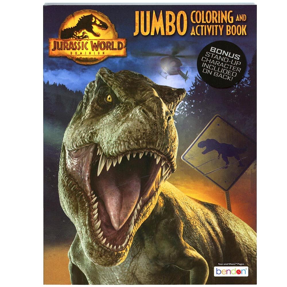 Libro Para Colorear Bendon Jurassic World - Venta Internacional.