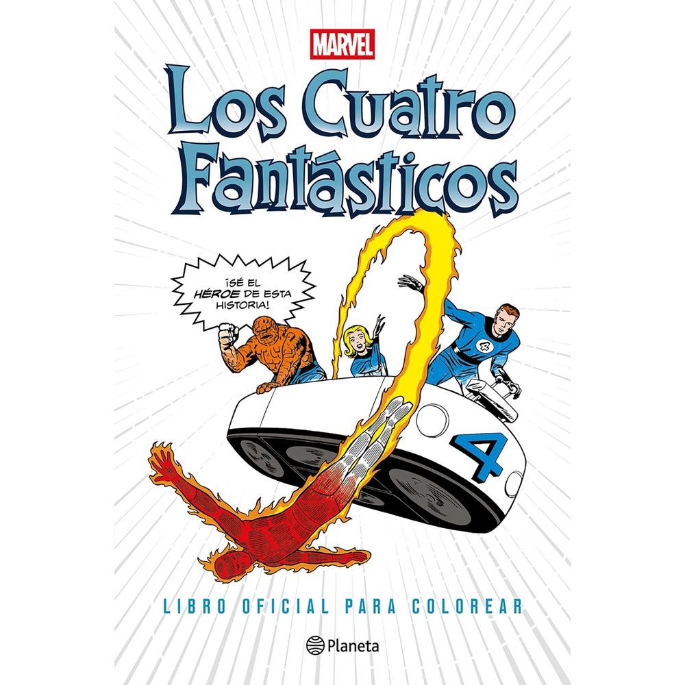 Foto 1 | Los Cuatro Fantásticos. Libro Oficial Para Colorear Marvel