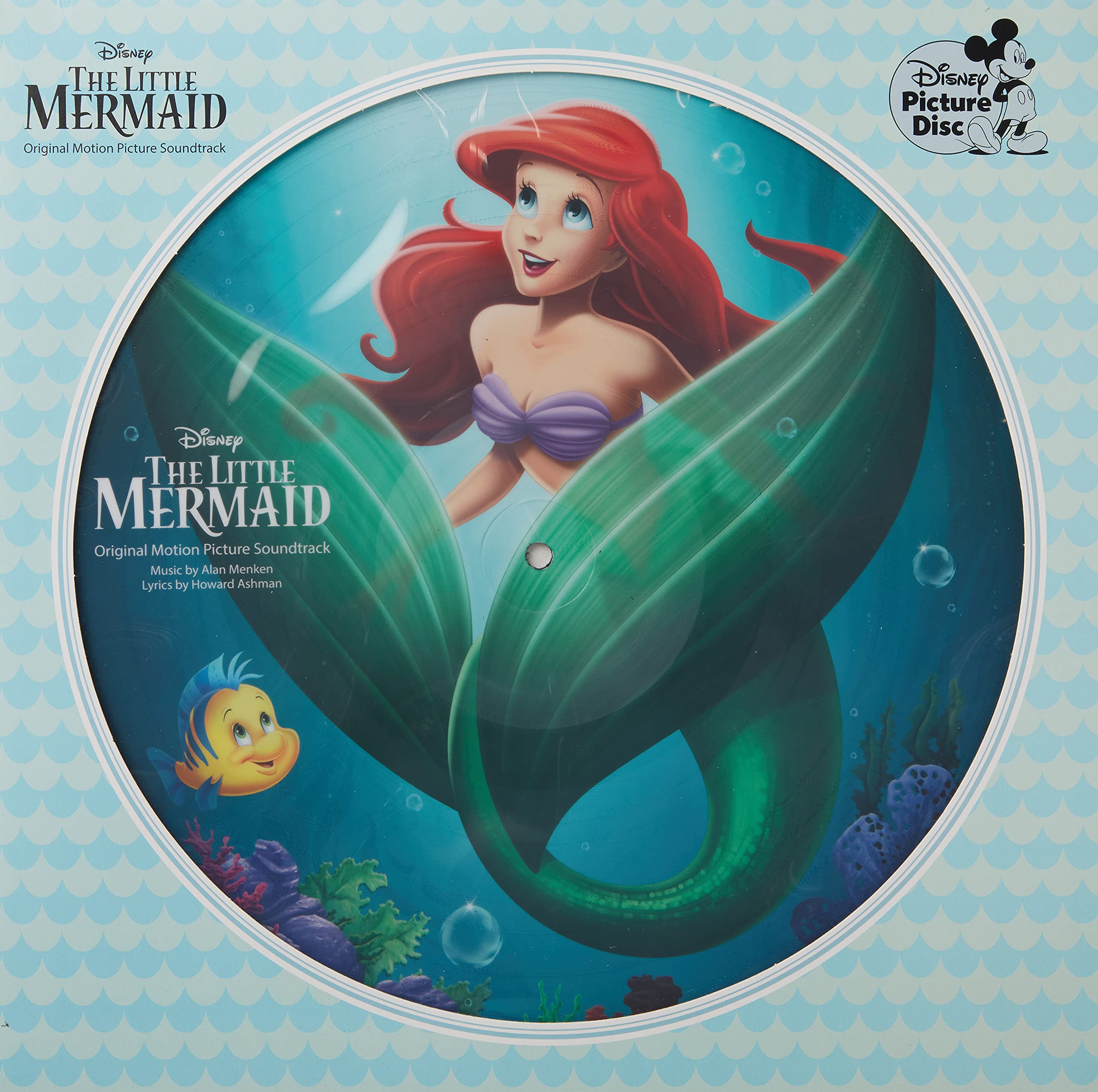 Disco Lp De Vinilo Con Imágenes De Disney Little Mermaid, Edición Limitada - Venta Internacional.