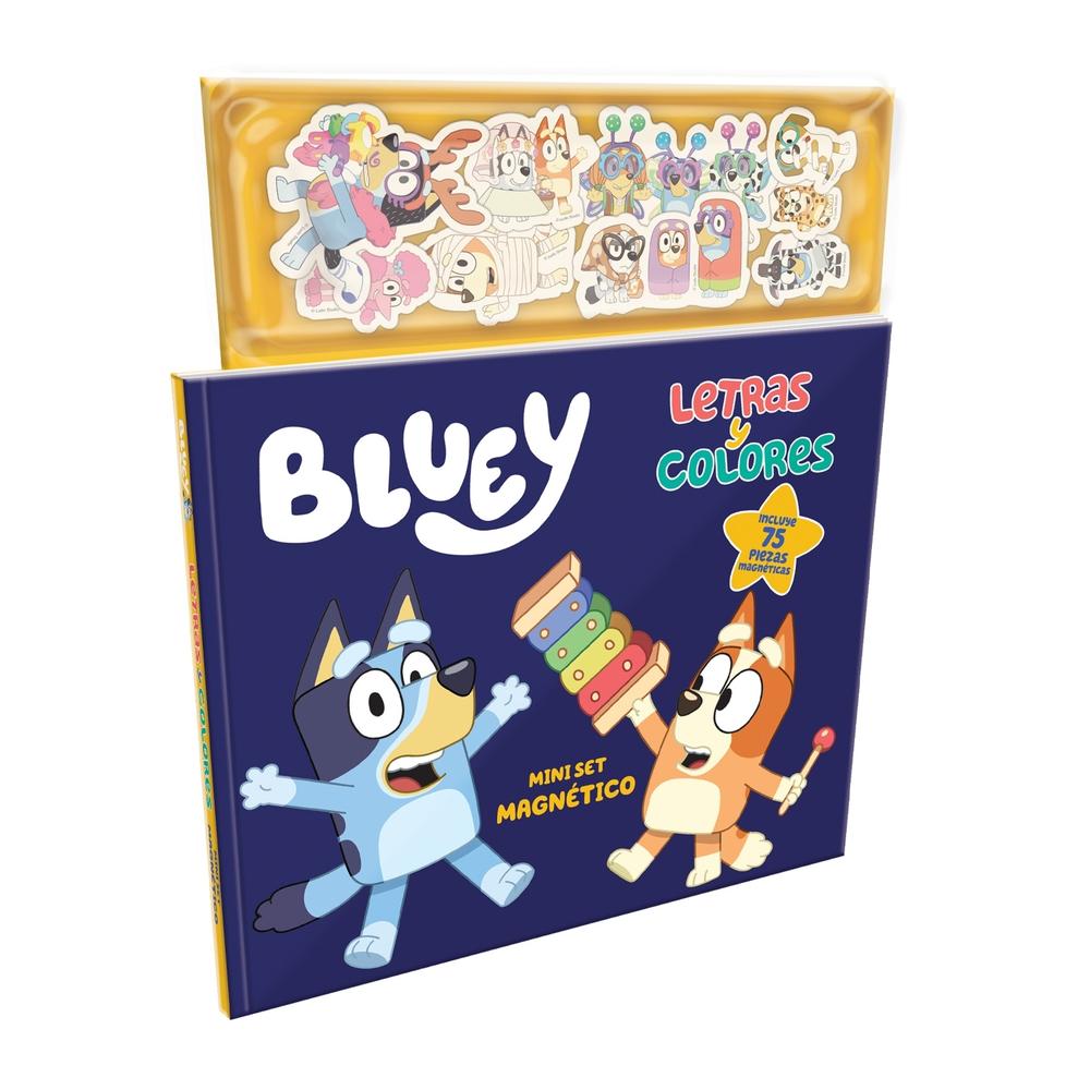 Foto 2 pulgar | Libro Set Magnético Letras Y Colores Bluey