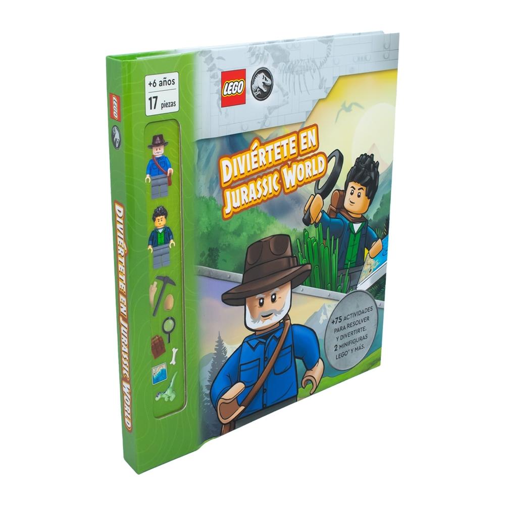 Foto 2 pulgar | Libro De Actividades Lego Jurassic World