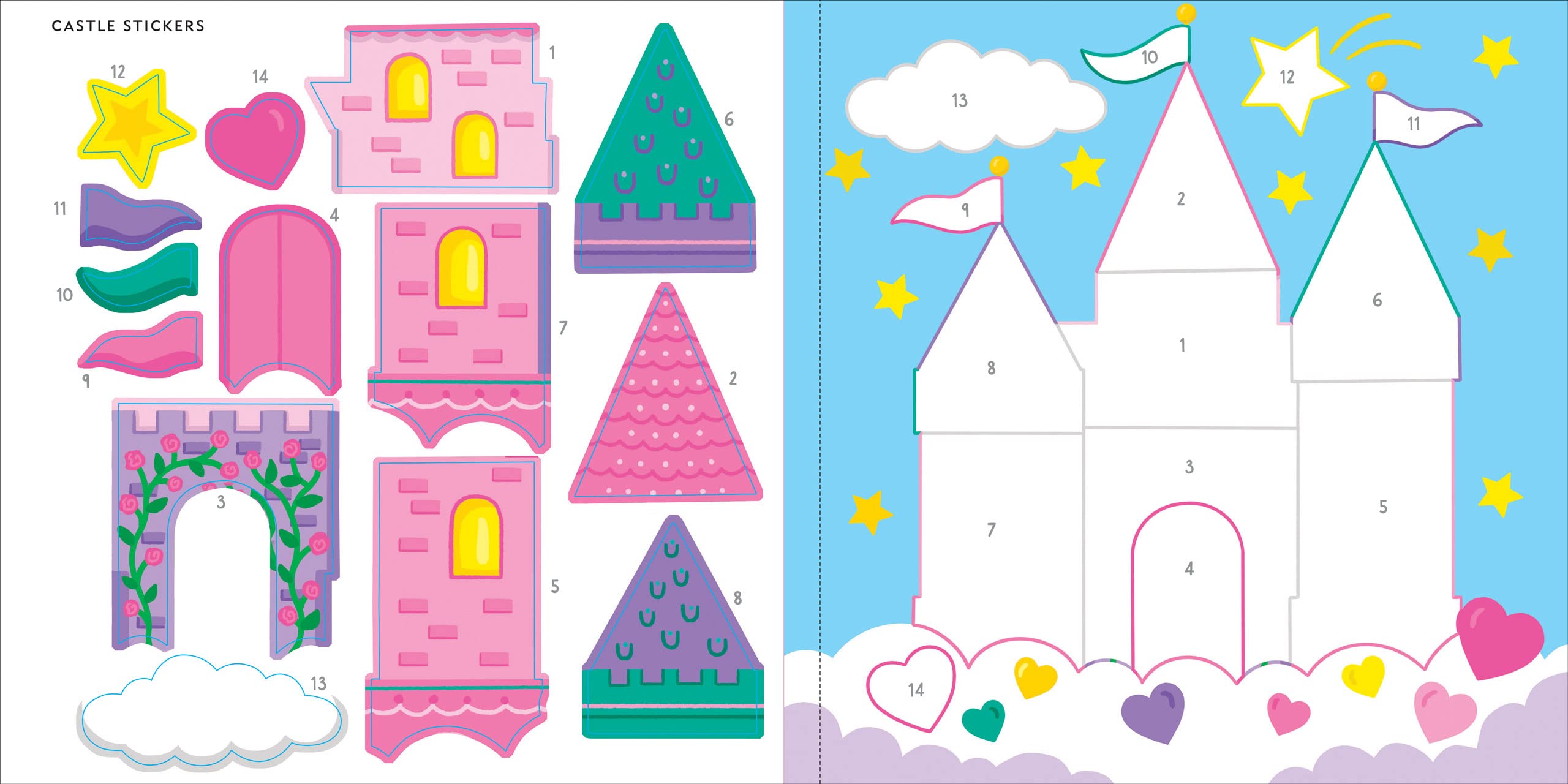 Foto 6 | Libro Para Colorear Con Pegatinas Peter Pauper Press Unicorns & More - Venta Internacional.