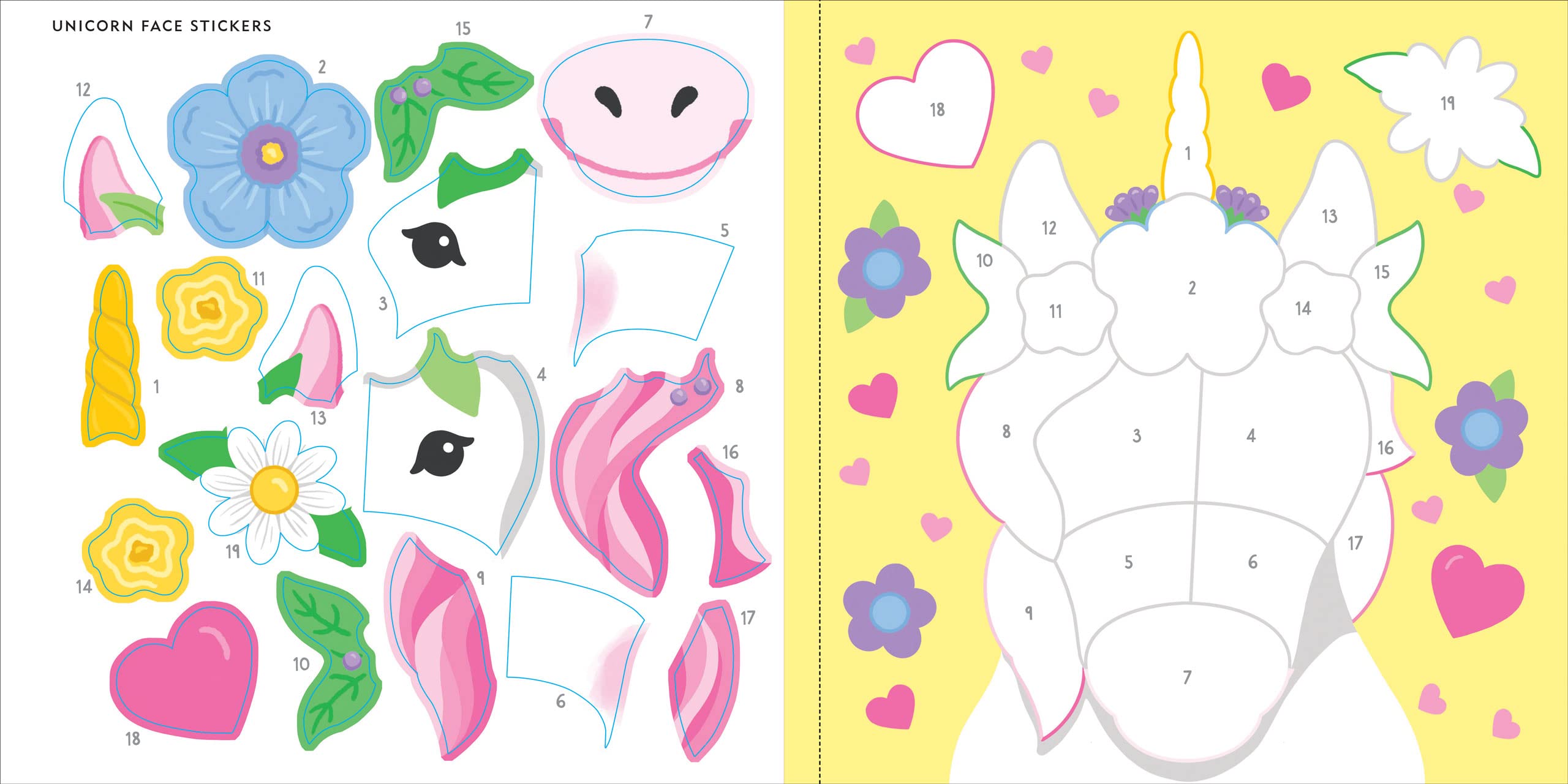 Foto 7 | Libro Para Colorear Con Pegatinas Peter Pauper Press Unicorns & More - Venta Internacional.