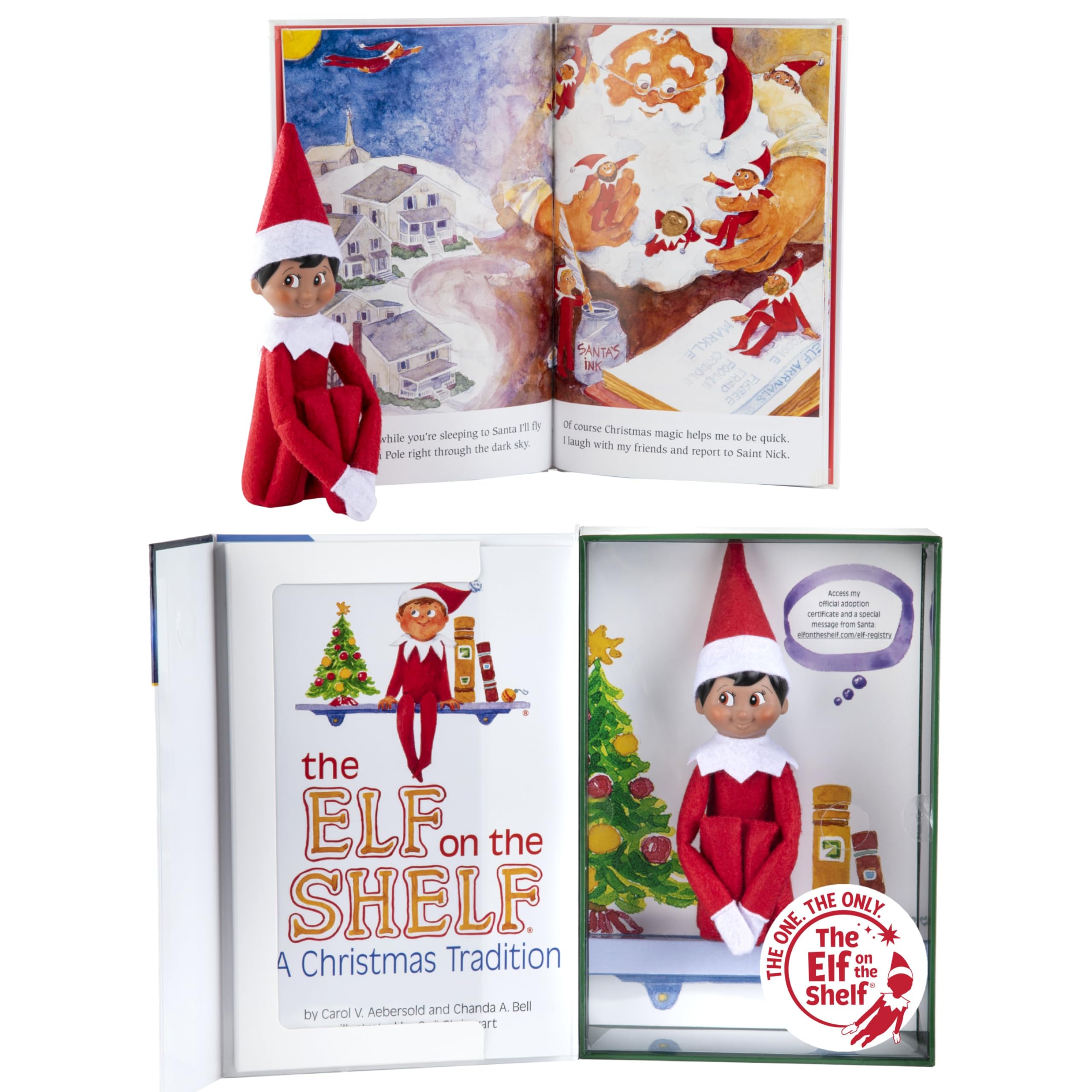 Foto 1 | Tradición Navideña: El Niño Explorador Elf On The Shelf Con Ojos Marrones - Venta Internacional.
