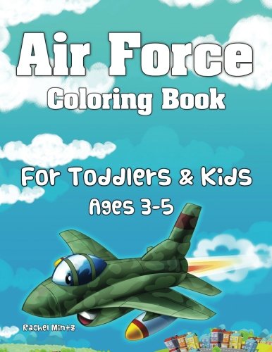 Foto 2 pulgar | Libro Para Colorear De La Fuerza Aérea Para Bebés Y Niños De 3 A 5 Años - Venta Internacional.