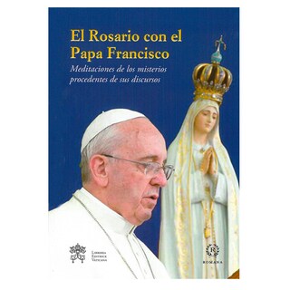 Foto 1 | El Rosario Con El Papa Francisco Romana Rústica Azul