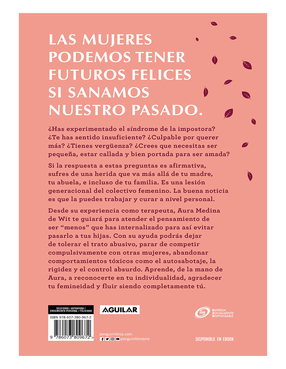 Foto 3 pulgar | Libro Sanando la Herida Materna Aguilar Aura Medina de Wit