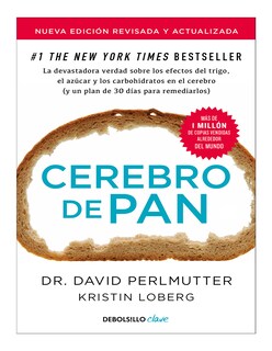 Foto 1 | Libro Cerebro De Pan Editorial Debolsillo Autor David Perlmutter