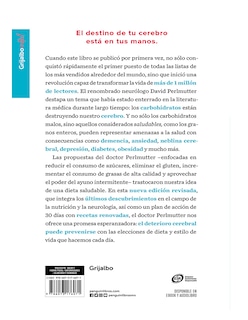 Foto 2 | Cerebro de Pan (Edición Revisada y Actualizada) - Grijalbo - David Perlmutter