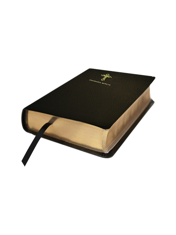 Foto 4 pulgar | Biblia Católica en Español Editorial Origen Negra