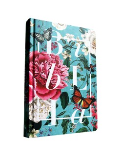 Foto 3 | Biblia Rv60 Nombres De Dios Flores Boquet Aqua (tapa Dura)