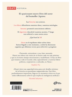 Foto 2 | Libro Nexus Editorial Debate Autor Yuval Noah Harari