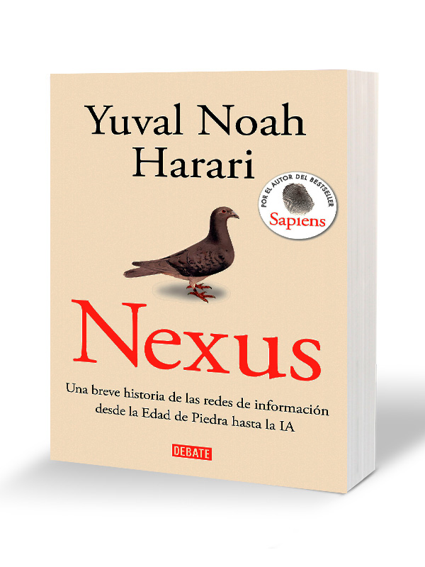 Foto 4 pulgar | Libro Nexus Editorial  Debate Autor Yuval Noah Harari