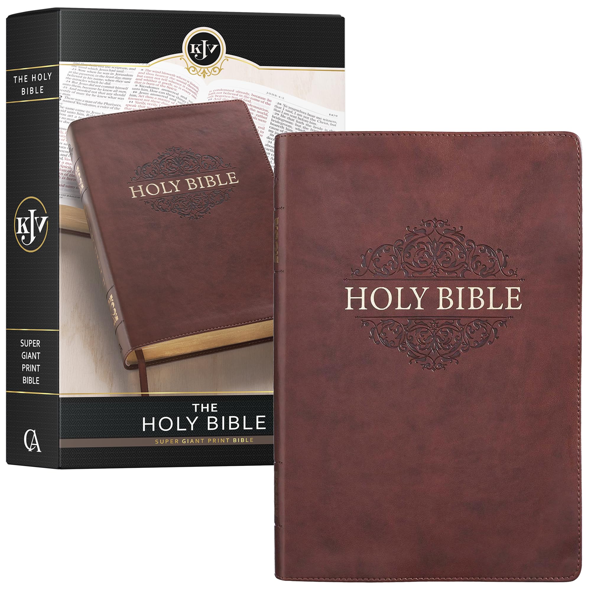 Foto 2 pulgar | Libro Christian Art Gifts Kjv Holy Bible Con Estampado Supergigante - Venta Internacional.