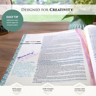 Foto 2 | Bible Christian Art Gifts Kjv, Piel Sintética Para Tomar Notas - Venta Internacional.