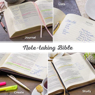 Foto 3 | Bible Christian Art Gifts Kjv, Piel Sintética Para Tomar Notas - Venta Internacional.