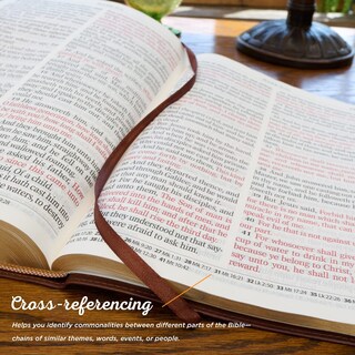 Foto 5 | Cuero Sintético Con Estampado Supergigante De La Santa Biblia De Book Kjv - Venta Internacional.