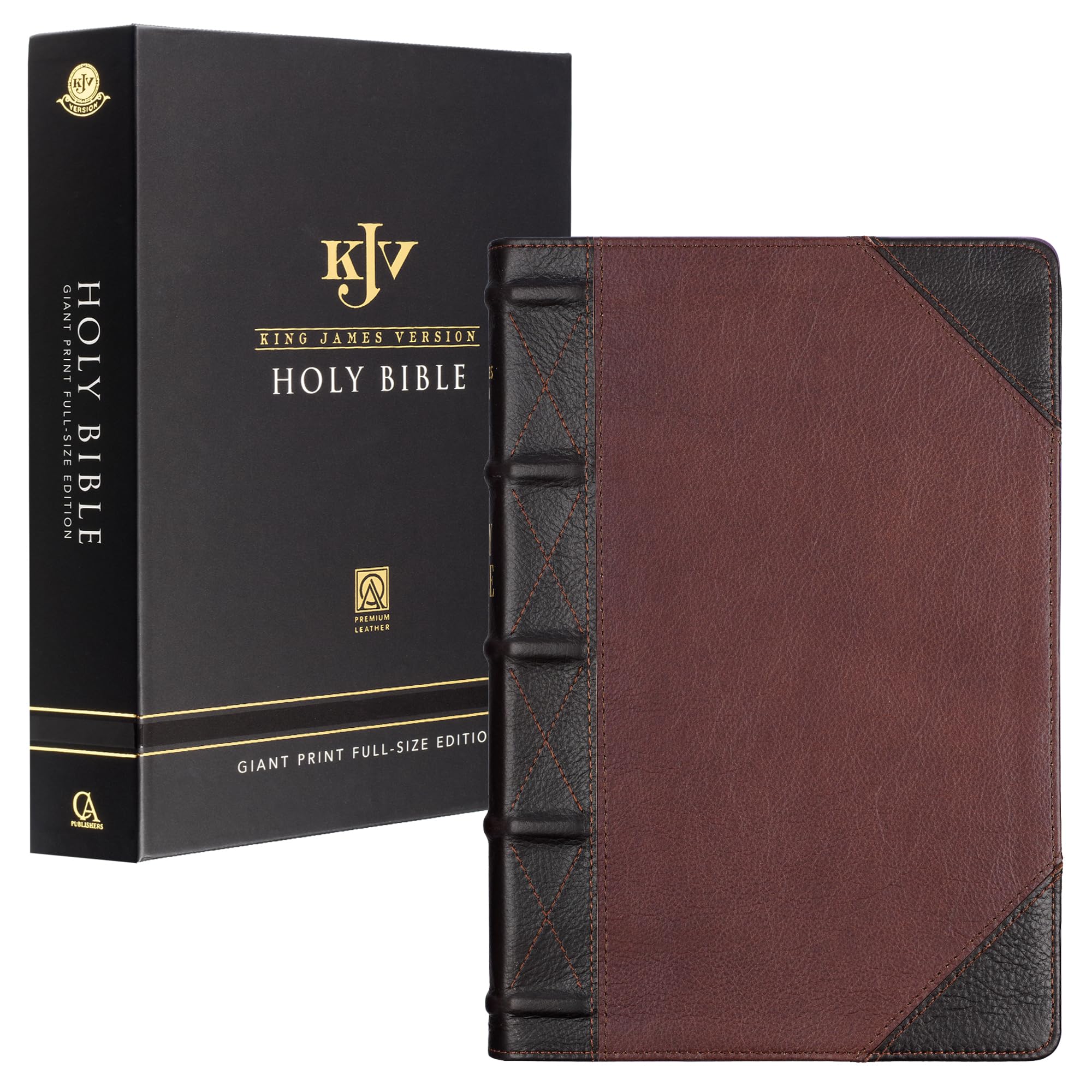 Foto 2 pulgar | Libro Christian Art Gifts Kjv Holy Bible Con Estampado Gigante De Piel - Venta Internacional.