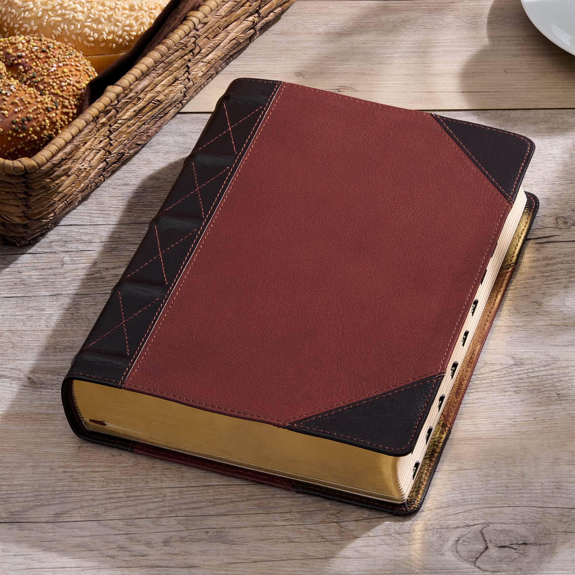 Foto 6 pulgar | Libro Christian Art Gifts Kjv Holy Bible Con Estampado Gigante De Piel - Venta Internacional.
