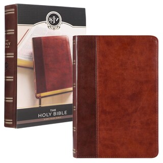 Foto 1 | Bible Christian Art Gifts Kjv Con Estampado Gigante De Piel Sintética Estándar - Venta Internacional.