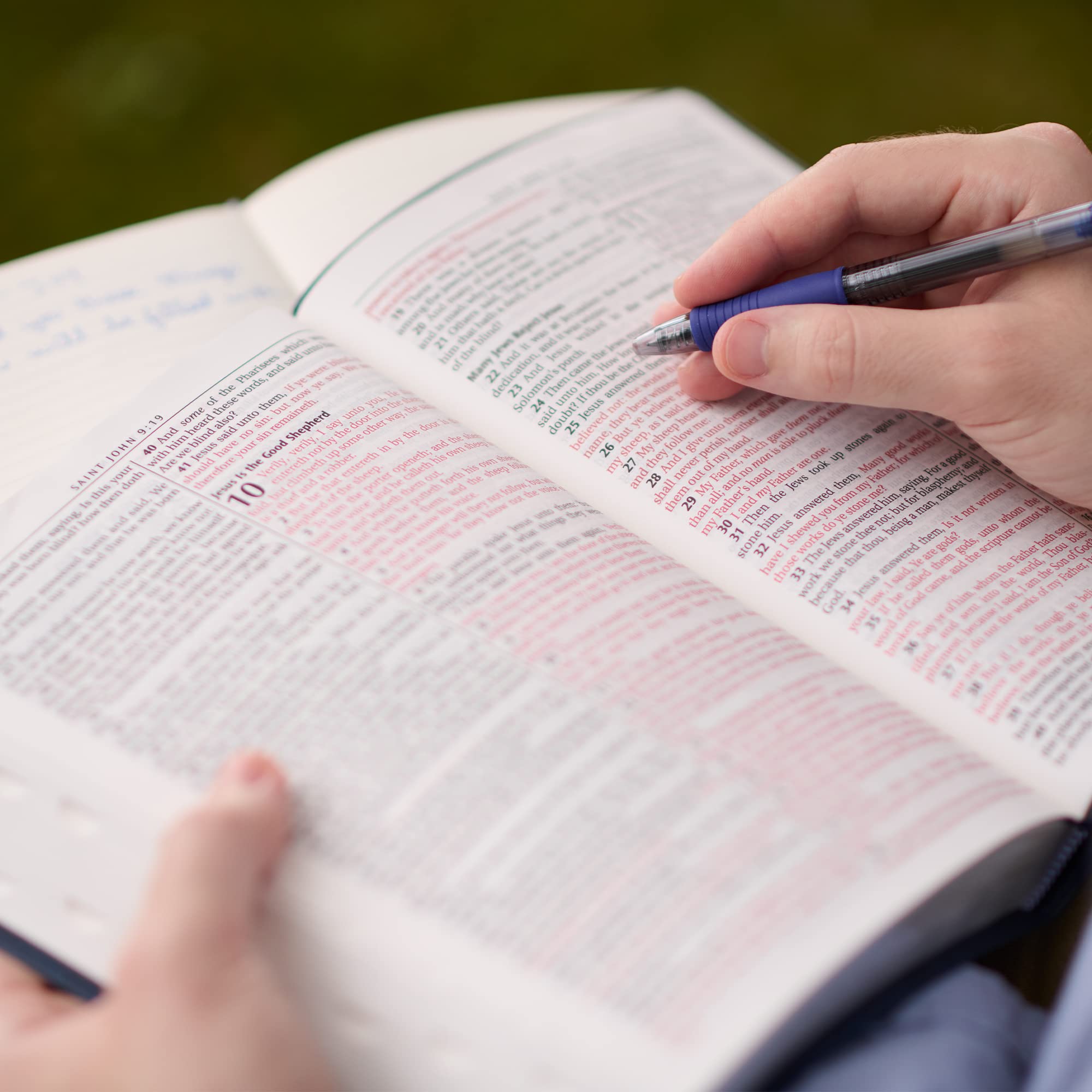 Foto 4 | Bible Christian Art Gifts Kjv Deluxe Gifts, Regalo Con Índice De Pulgar, Turquesa - Venta Internacional.