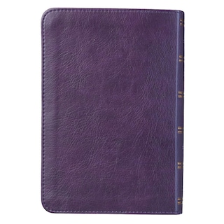 Foto 3 | Libro Christian Art Gifts Kjv Holy Bible Con Letra Grande, Color Morado - Venta Internacional.